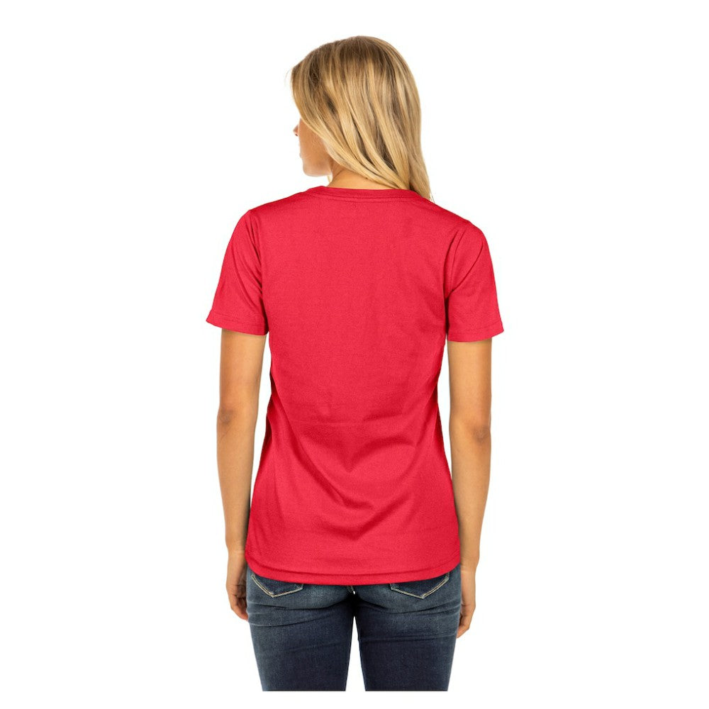 Philadelphia Phillies Women's Little Miss 2 V-Neck T-Shirt - Red | New Era