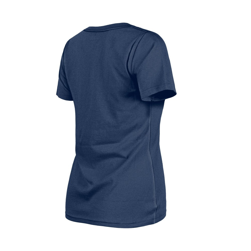 Milwaukee Brewers Women's Little Miss 2 V-Neck T-Shirt - Navy | New Era
