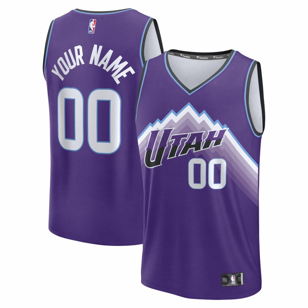Utah Jazz Youth Fast Break Replica Custom Jersey - Icon Edition | Fanatics shop