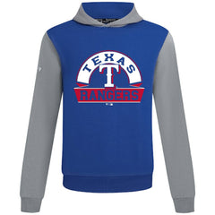Texas Rangers Levelwear Throwback Ultimate Banner Arch Hoodie - Royal