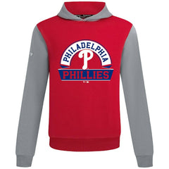 Philadelphia Phillies Levelwear Throwback Ultimate Banner Arch Hoodie - Red