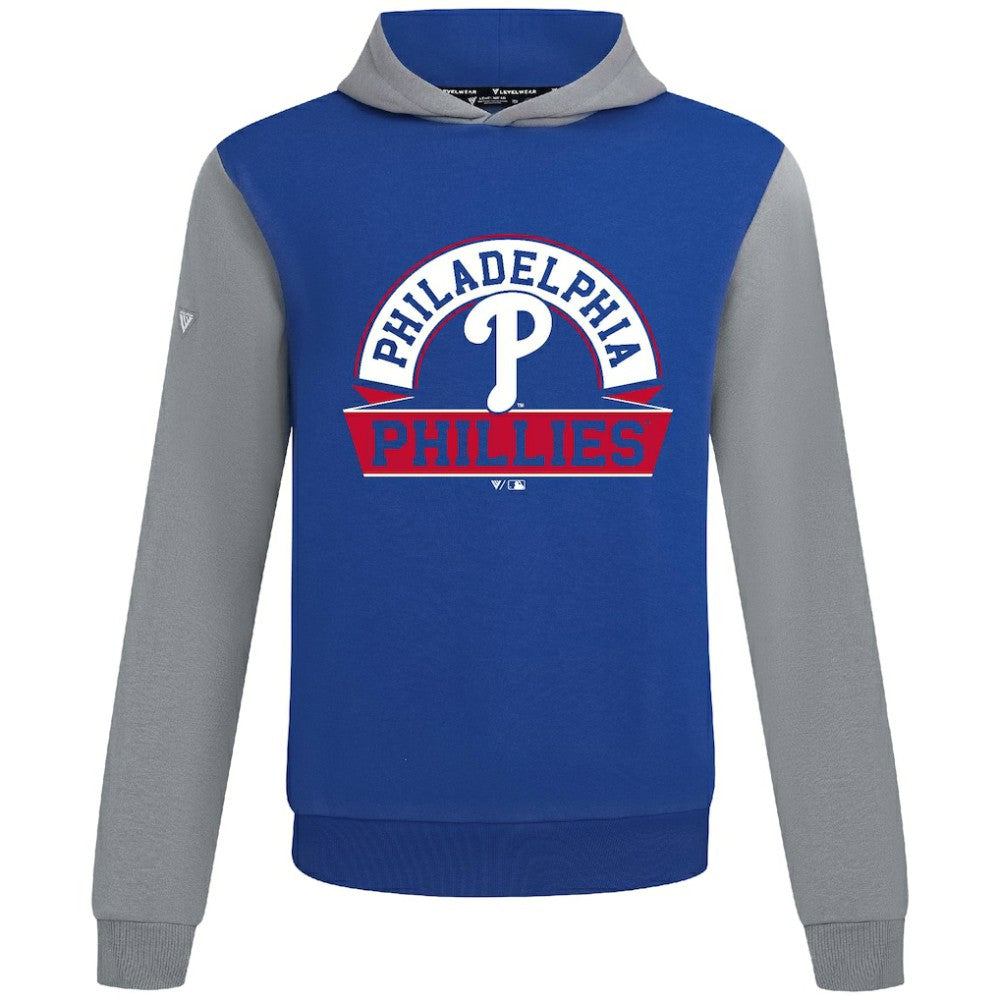 Philadelphia Phillies Levelwear Throwback Ultimate Banner Arch Hoodie - Royal