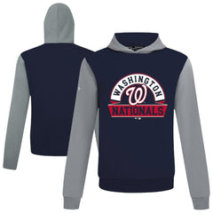Washington Nationals Levelwear Throwback Ultimate Banner Arch Hoodie - Navy