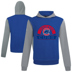 Chicago Cubs Levelwear Throwback Ultimate Banner Arch Hoodie - Royal