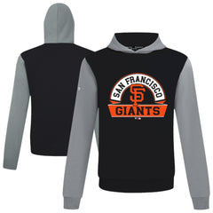 San Francisco Giants Levelwear Throwback Ultimate Banner Arch Hoodie - Black