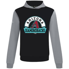 Arizona Diamondbacks Levelwear Throwback Ultimate Banner Arch Hoodie - Black