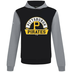 Pittsburgh Pirates Levelwear Throwback Ultimate Banner Arch Hoodie - Black