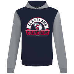 Cleveland Guardians Levelwear Throwback Ultimate Banner Arch Hoodie - Navy