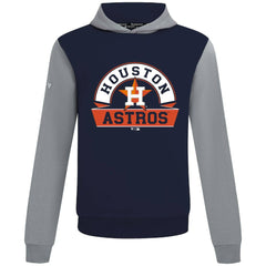 Houston Astros Levelwear Throwback Ultimate Banner Arch Hoodie - Navy