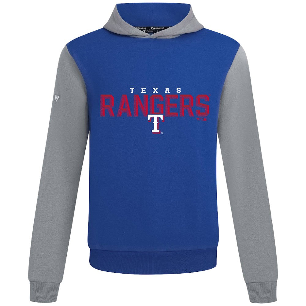 Texas Rangers Levelwear Throwback Carve Ultimate Hoodie - Royal