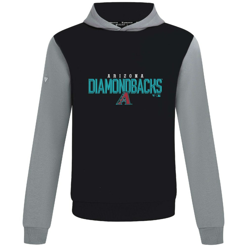 Arizona Diamondbacks Levelwear Throwback Carve Ultimate Hoodie - Black