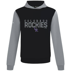 Colorado Rockies Levelwear Throwback Carve Ultimate Hoodie - Black
