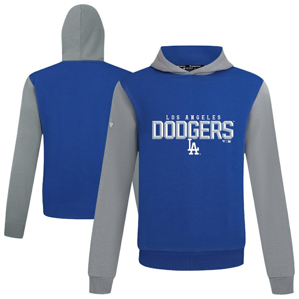 Los Angeles Dodgers Levelwear Throwback Carve Ultimate Hoodie - Royal