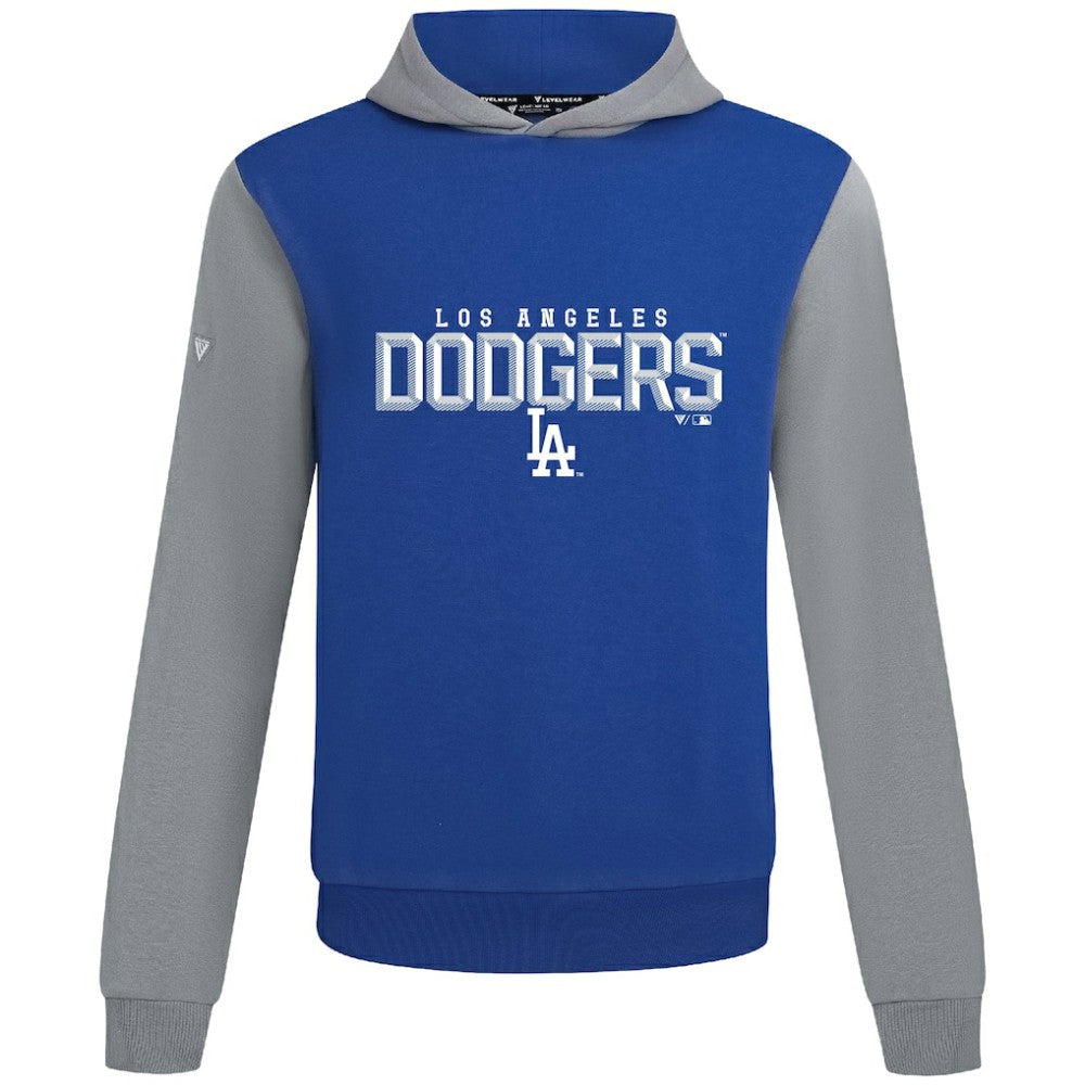 Los Angeles Dodgers Levelwear Throwback Carve Ultimate Hoodie - Royal
