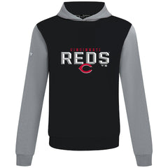 Cincinnati Reds Levelwear Throwback Carve Ultimate Hoodie - Black