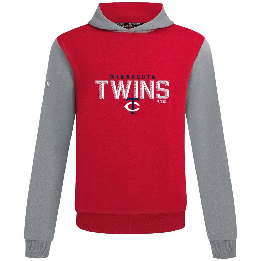 Minnesota Twins Levelwear Throwback Carve Ultimate Hoodie - Red