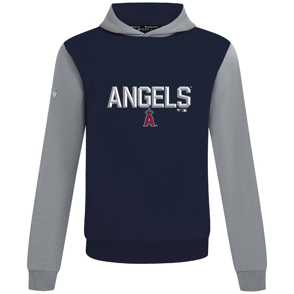 Los Angeles Angels Levelwear Throwback Carve Ultimate Hoodie - Navy