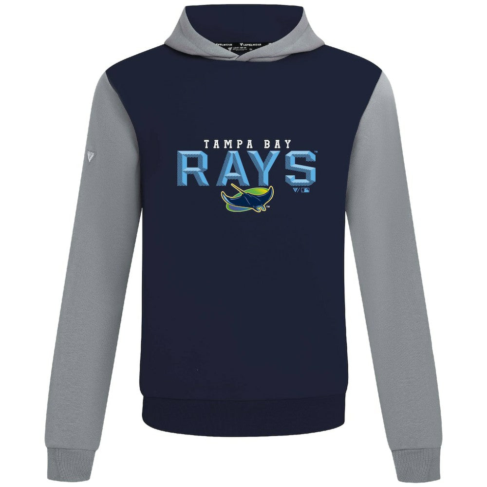 Tampa Bay Rays Levelwear Throwback Carve Ultimate Hoodie - Navy
