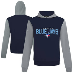 Toronto Blue Jays Levelwear Throwback Carve Ultimate Hoodie - Navy