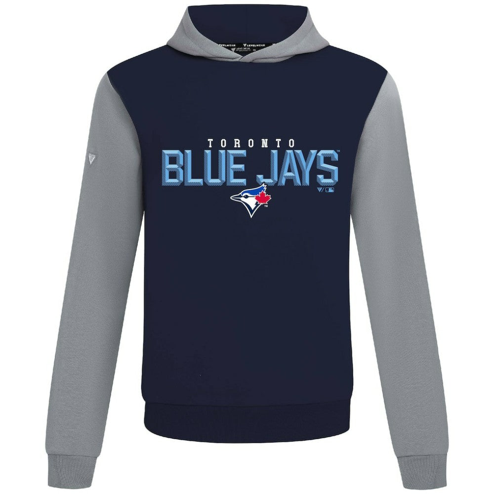 Toronto Blue Jays Levelwear Throwback Carve Ultimate Hoodie - Navy