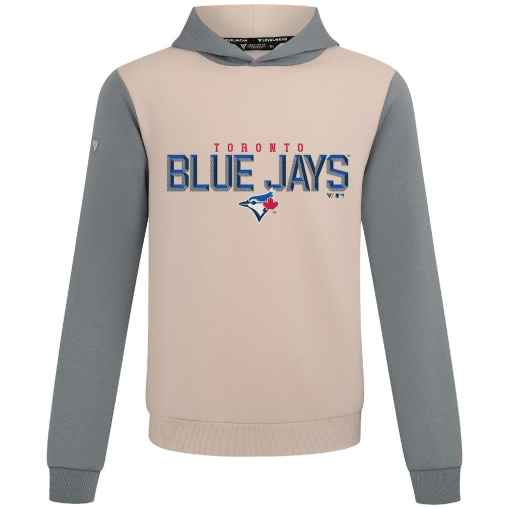 Toronto Blue Jays Levelwear Throwback Carve Ultimate Hoodie - Sand