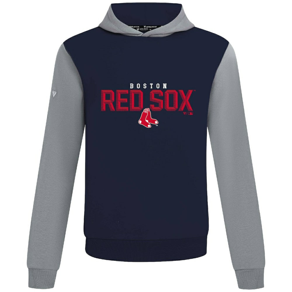 Boston Red Sox Levelwear Throwback Carve Ultimate Hoodie - Navy