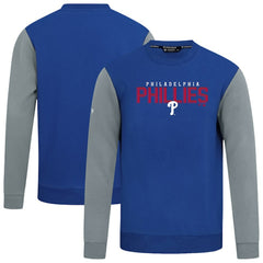 Philadelphia Phillies Levelwear Throwback Ultimate Carve Sweatshirt - Royal