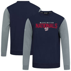 Washington Nationals Levelwear Throwback Ultimate Carve Sweatshirt - Navy