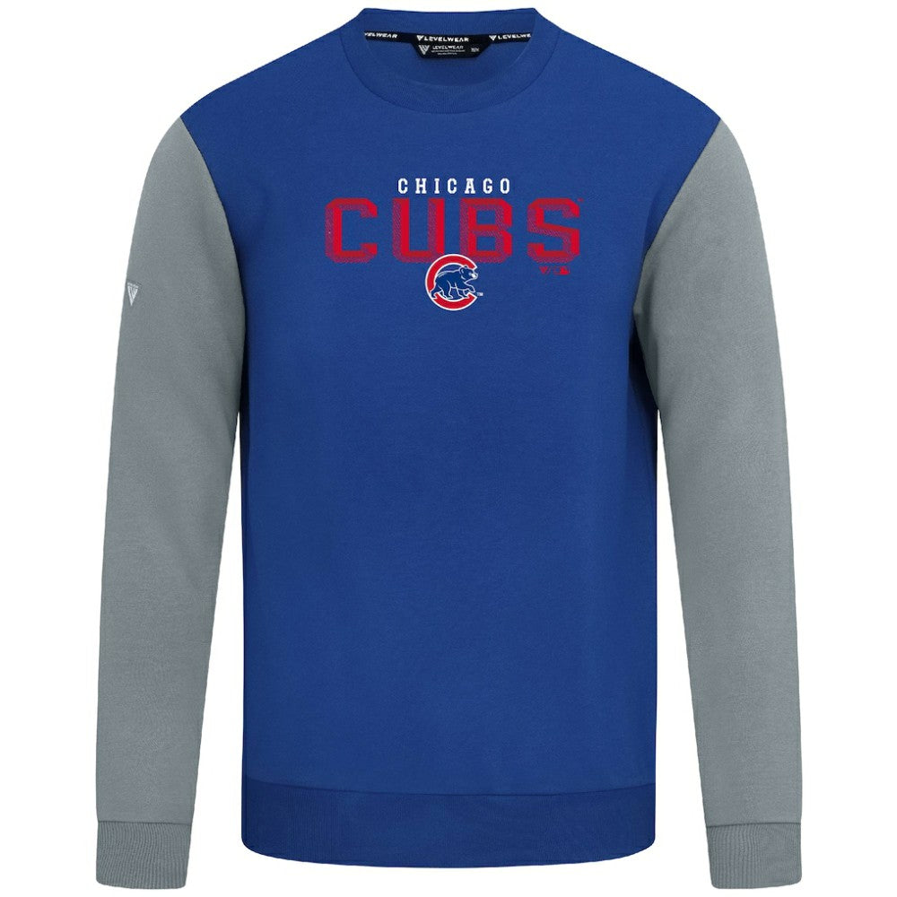 Chicago Cubs Levelwear Throwback Ultimate Carve Sweatshirt - Royal