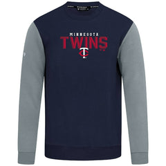 Minnesota Twins Levelwear Throwback Ultimate Carve Sweatshirt - Navy