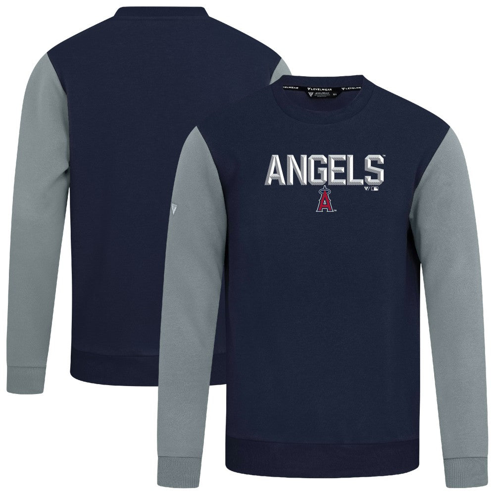 Los Angeles Angels Levelwear Throwback Ultimate Carve Sweatshirt - Navy