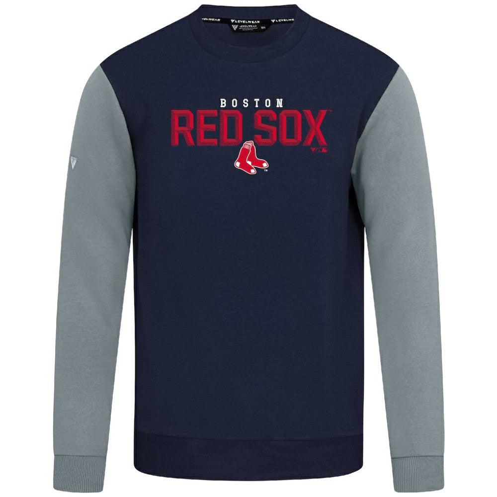 Boston Red Sox Levelwear Throwback Ultimate Carve Sweatshirt - Navy