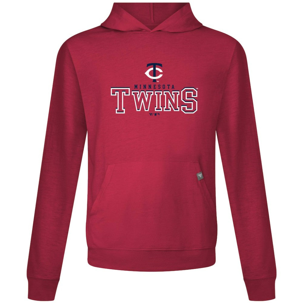 Minnesota Twins Levelwear Relay Journey Pullover Hoodie - Red