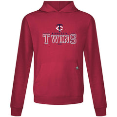 Minnesota Twins Levelwear Relay Journey Pullover Hoodie - Red