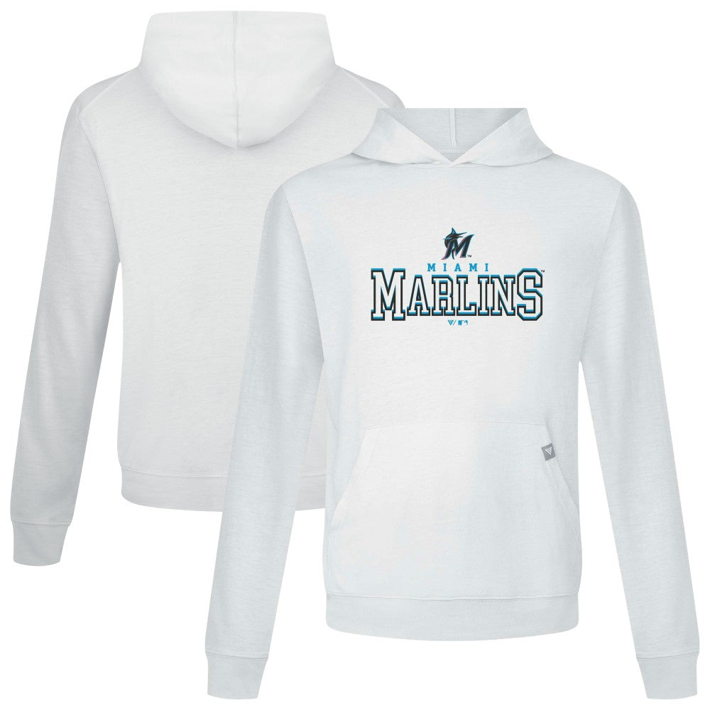 Miami Marlins Levelwear Relay Journey Pullover Hoodie - White