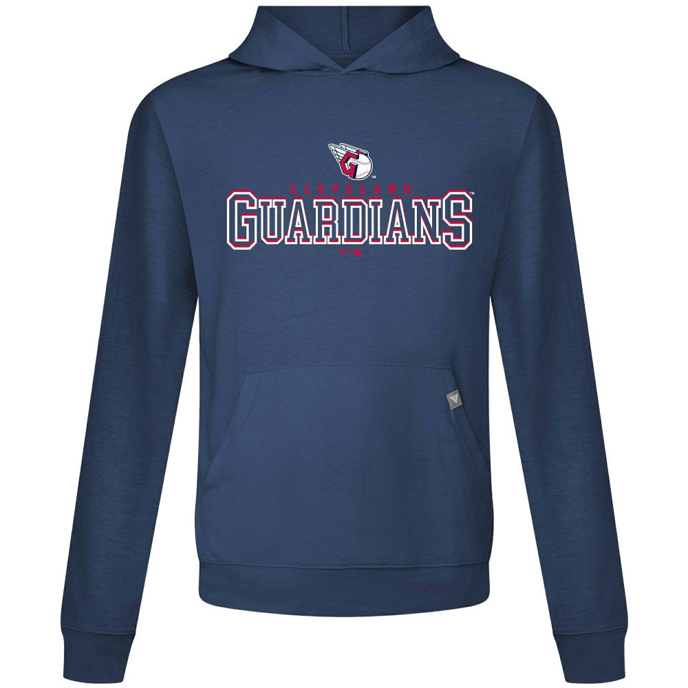 Cleveland Guardians Levelwear Relay Journey Pullover Hoodie - Navy