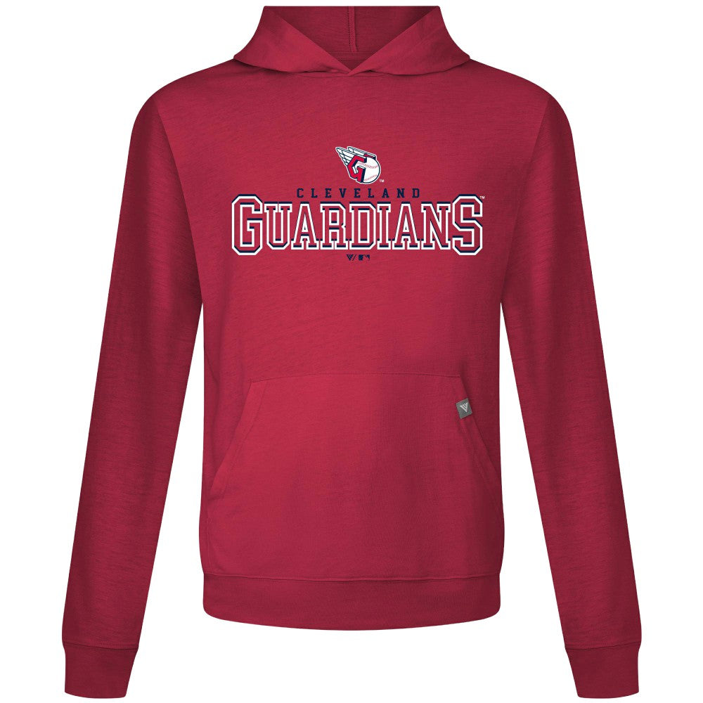 Cleveland Guardians Levelwear Relay Journey Pullover Hoodie - Red