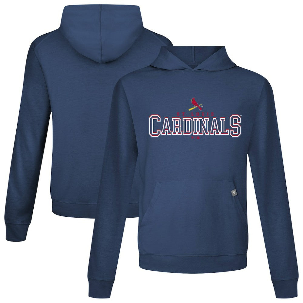 St. Louis Cardinals Levelwear Relay Journey Pullover Hoodie - Navy