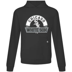 Chicago White Sox Levelwear Relay Banner Arch Pullover Hoodie - Black