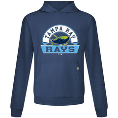 Tampa Bay Rays Levelwear Relay Banner Arch Pullover Hoodie - Navy