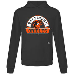 Baltimore Orioles Levelwear Relay Banner Arch Pullover Hoodie - Black