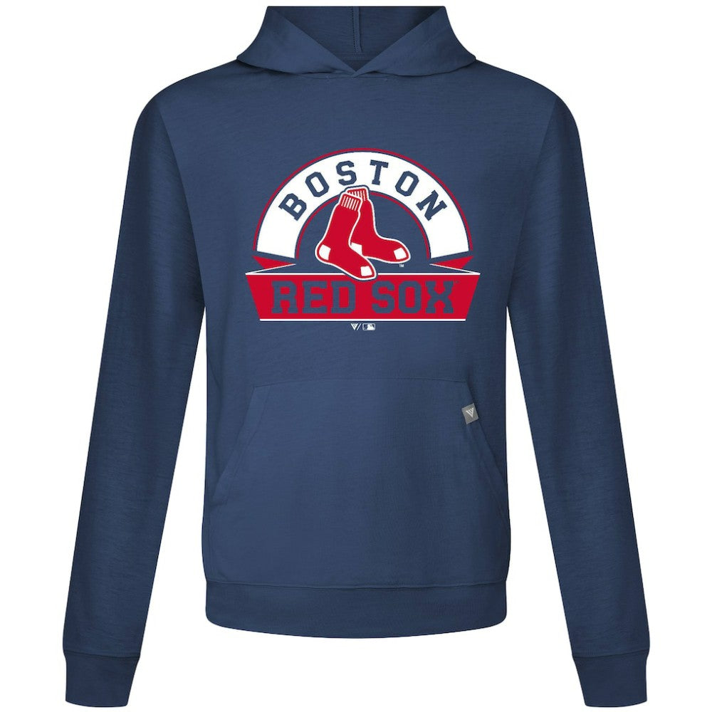Boston Red Sox Levelwear Relay Banner Arch Pullover Hoodie - Navy