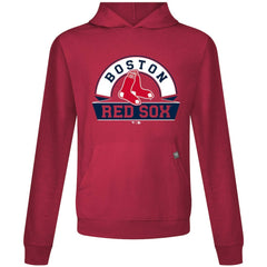 Boston Red Sox Levelwear Relay Banner Arch Pullover Hoodie - Red