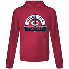 Minnesota Twins Levelwear Relay Banner Arch Pullover Hoodie - Red