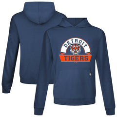 Detroit Tigers Levelwear Relay Banner Arch Pullover Hoodie - Navy
