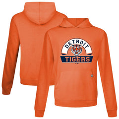 Detroit Tigers Levelwear Relay Banner Arch Pullover Hoodie - Orange