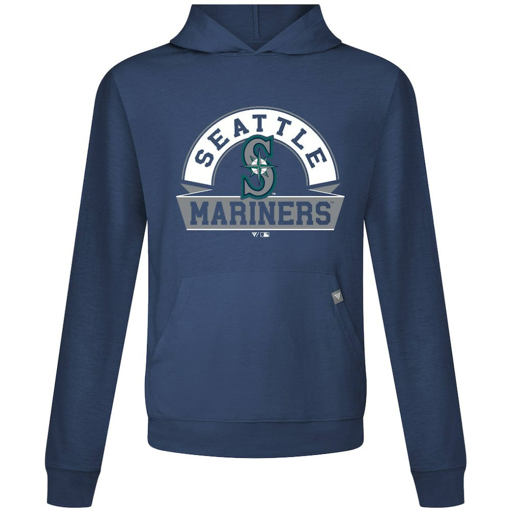 Seattle Mariners Levelwear Relay Banner Arch Pullover Hoodie - Navy
