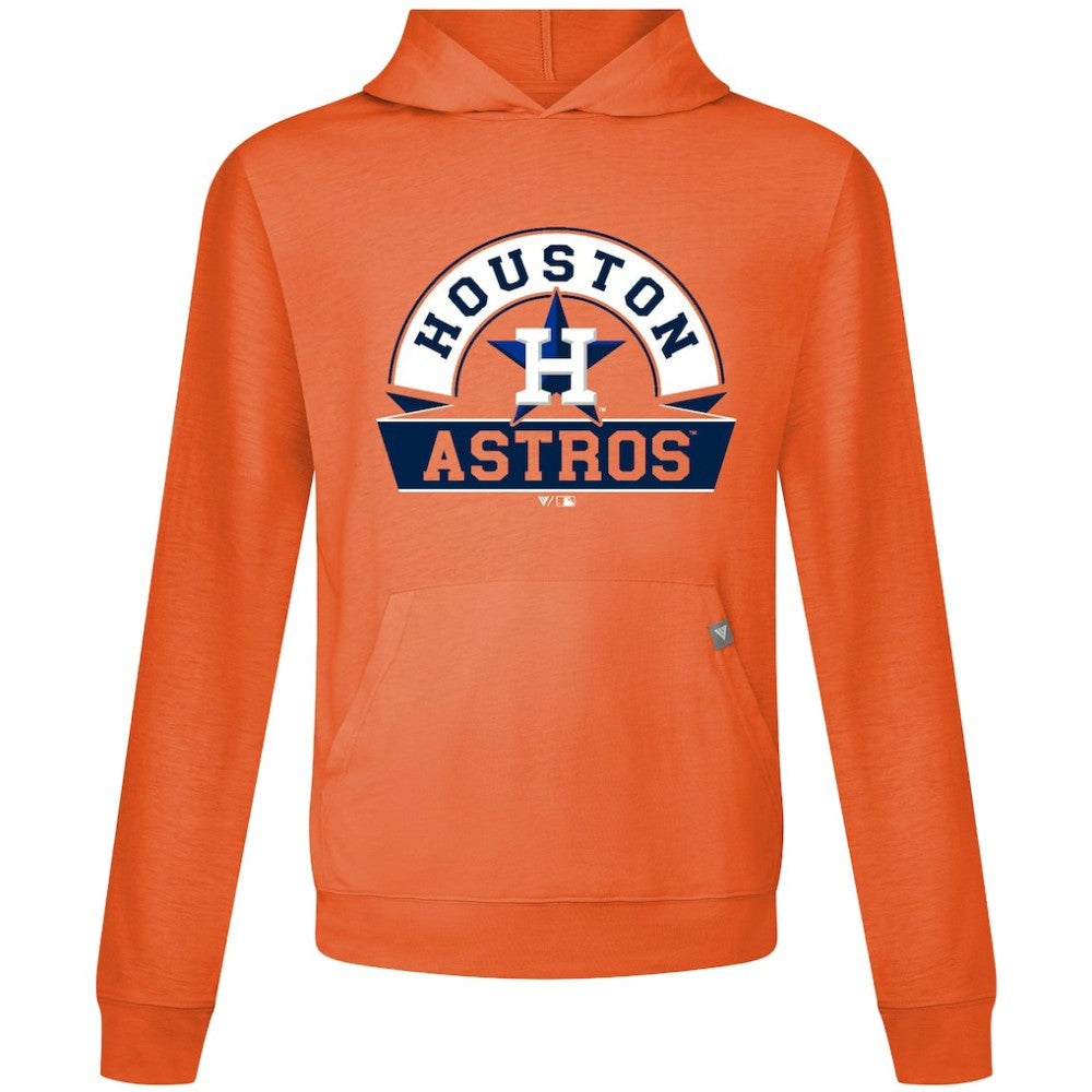 Houston Astros Levelwear Relay Banner Arch Pullover Hoodie - Orange