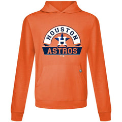 Houston Astros Levelwear Relay Banner Arch Pullover Hoodie - Orange