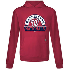Washington Nationals Levelwear Relay Banner Arch Pullover Hoodie - Red